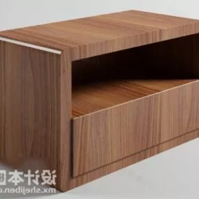 The Bedside Table With Open Space 3d model