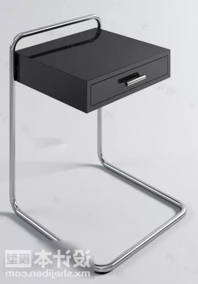 The Bedside Table Cantilever Style 3d model The Bedside Table Cantilever Style 3d model