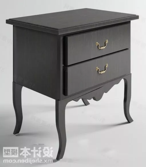 The Bedside Table Antique Furniture 3d model The Bedside Table Antique Furniture 3d model