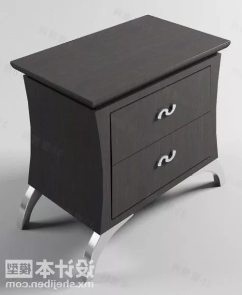 Rectangular Table Antique Stand 3d model