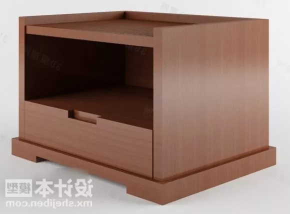 Office Table With Chair And Table Lamp 3d model