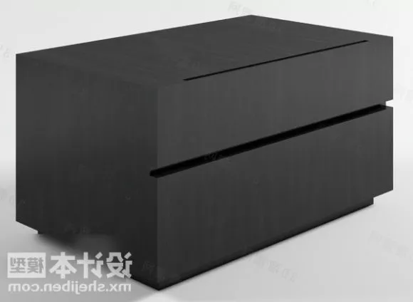 Glass Coffee Table With V Leg 3d model