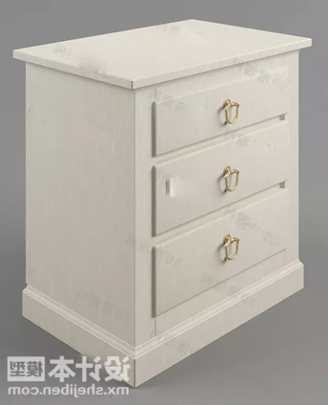 Cantilever Table Round Shape 3d model