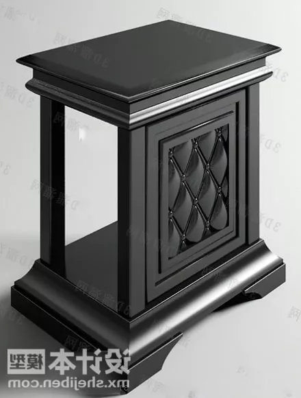 Double Top Table 3d model
