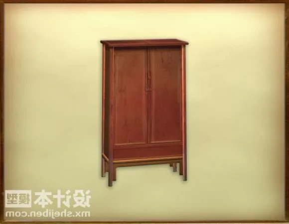 Metal Cabinet School Locker 3d model