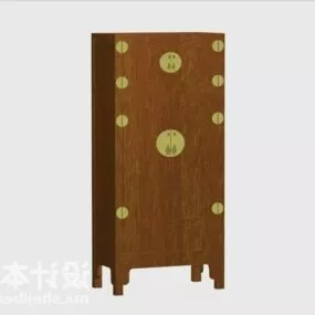 Wardrobe Furniture Brass Hingle 3d model
