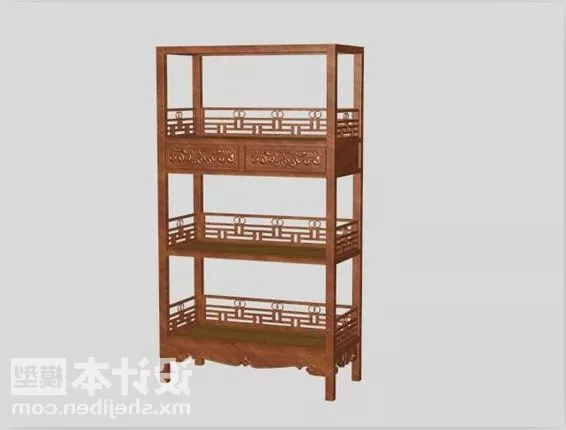 Glasscase With Glass Shelf 3d model