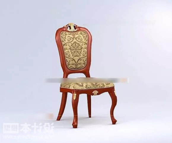 Cantilever Chair Steel Arms 3d model