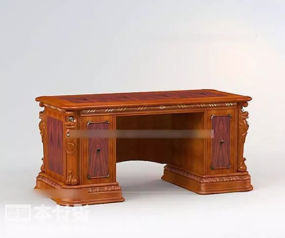 Modern Wine Cabinet Shelf With Counter Combined 3d model