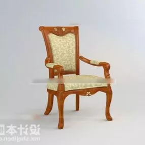 Art Single Chair Antique Furniture 3d model