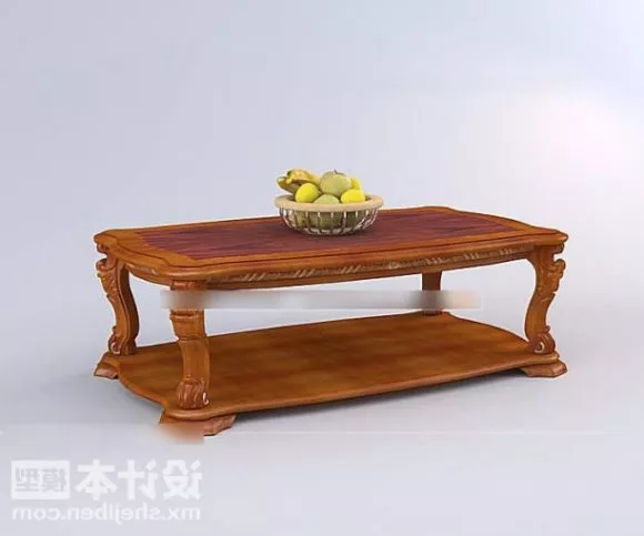 Work Table Set With Under Cabinet 3d model