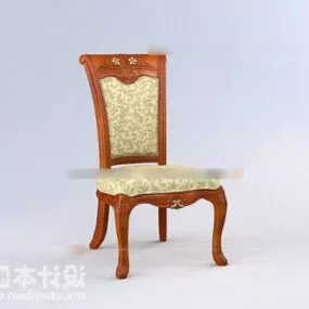 Antique Furniture Restaurant Chair 3d model