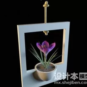 Hang Potted Decoration 3d model