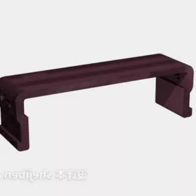 Wooden Console Table Chinese Furniture 3d model