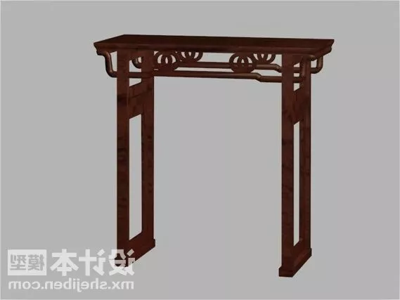 Chinese Classical Furniture Dining Set 3d model