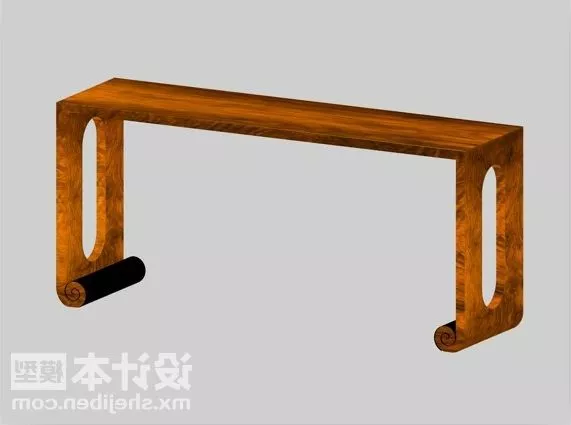 Coffee Table With Black Chairs And Flower Vase Pot 3d model