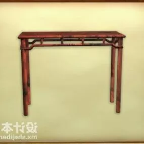Chinese Furniture Vintage Stool 3d model