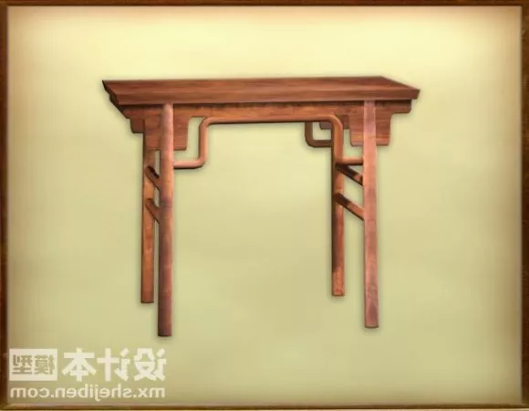 Tree Log Tea Table 3d model
