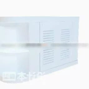 Modern Shoe Cabinet Furniture 3d model