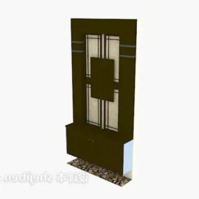 Apartment Shoe Cabinet Furniture 3d model