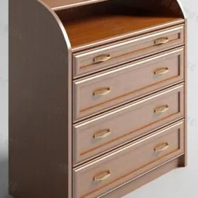 Antique Shoe Cabinet 3d model