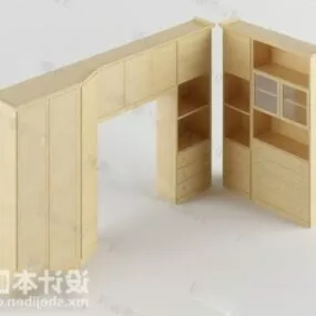Wardrobe Corner Setup 3d model