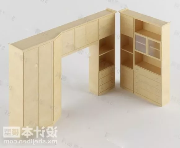 Wardrobe Corner Setup 3d model Wardrobe Corner Setup 3d model