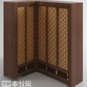 Corner Wardrobe 3d model