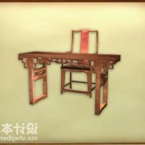 Chinese Classical Furniture Work Desk 3d model