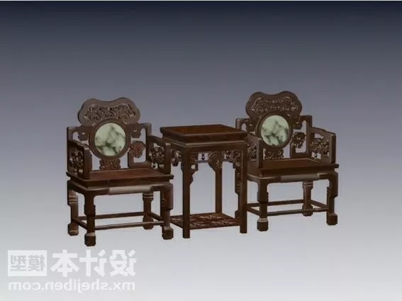 Table Small Reception 3d model
