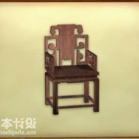 Asian Classic Chair Antique Furniture 3d model