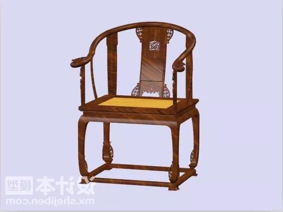 Picture Frame Wooden Material With Brown Background 3d model