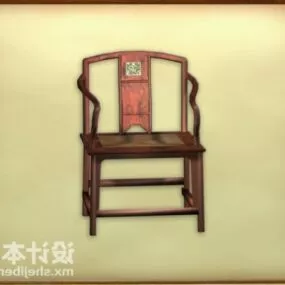 Old Wood Chair Chinese Furniture 3d model