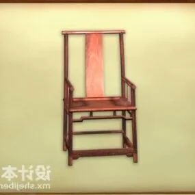 Traditional Chair Chinese Furniture 3d model