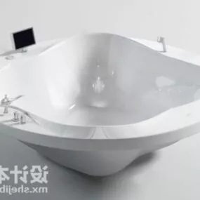 Modern Bathtub Sanitary Corner Style 3d model