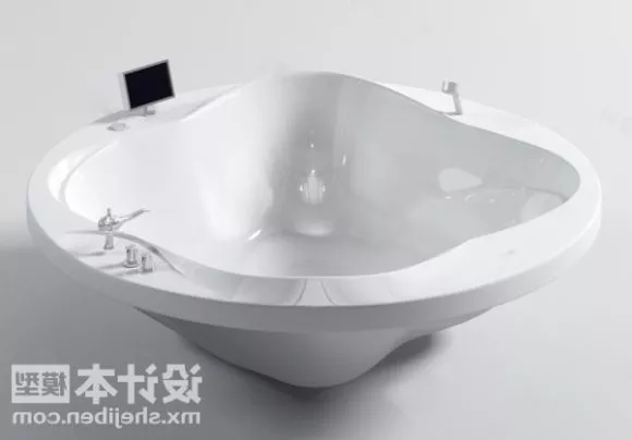Bathroom Jacuzzi Bathtub 3d model