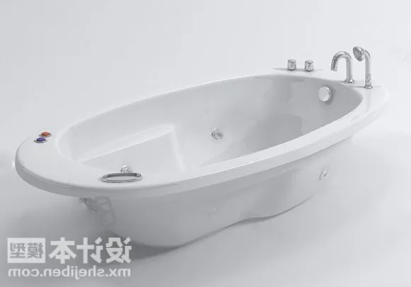 Soaking Bathtub 3d model
