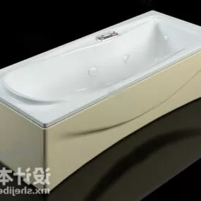 Hotel Common Bathtub Furniture 3d model