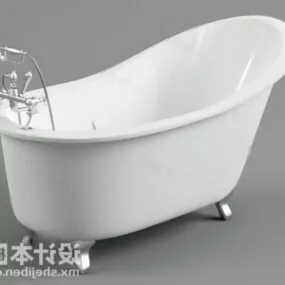 Luxury Porcelain Bathtub Furniture 3d model