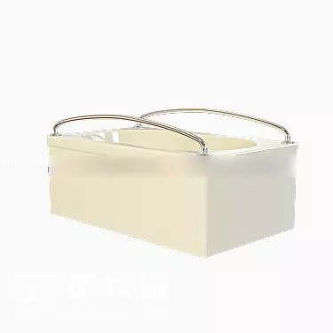 Wash Basin On Table 3d model