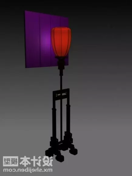 Fontana Brass Table Lamp 3d model