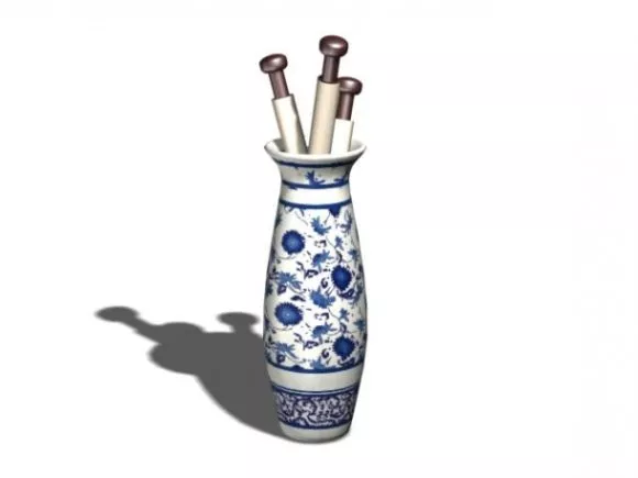 Ceramic Modern Vases Decorative 3d model