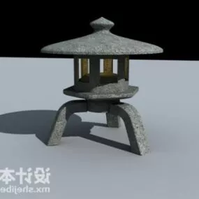 Chinese Vintage Outdoor Lamp 3d model