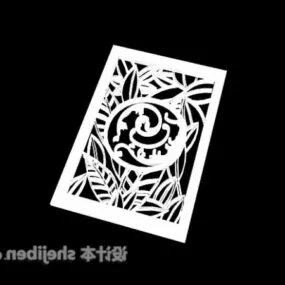 Chinese Window Carving Style 3d model