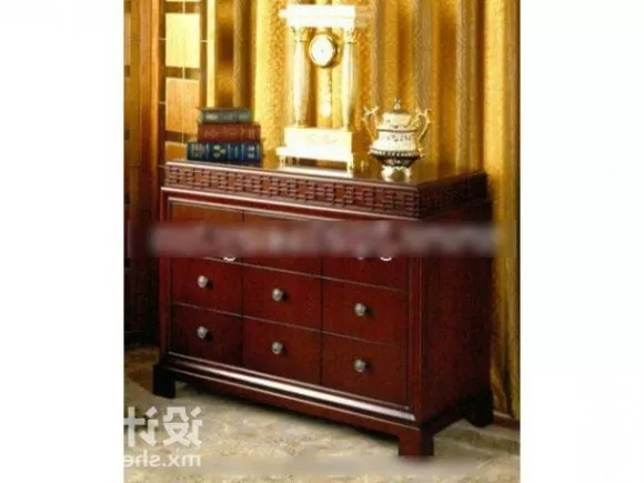 One Side Tv Sideboard, Tv Cabinet 3d model