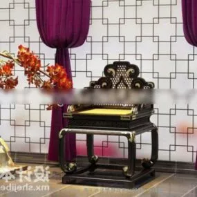 Classic Chair Chinese Furniture V1 3d model