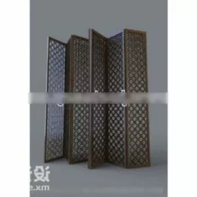 Collapse Screen Partition Divider 3d model