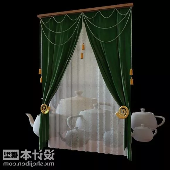 Curtain Room Divider 3d model Curtain Room Divider 3d model