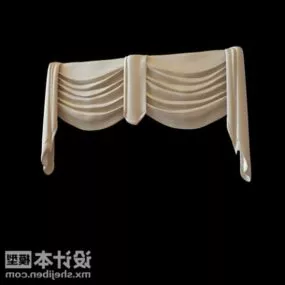 Top Curtain Indoor Furniture 3d model