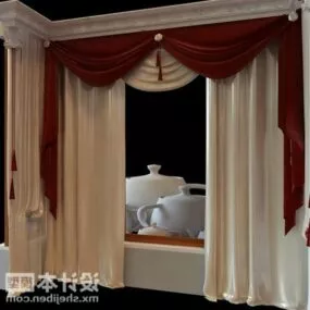Home Curtain Textile Furniture 3d model